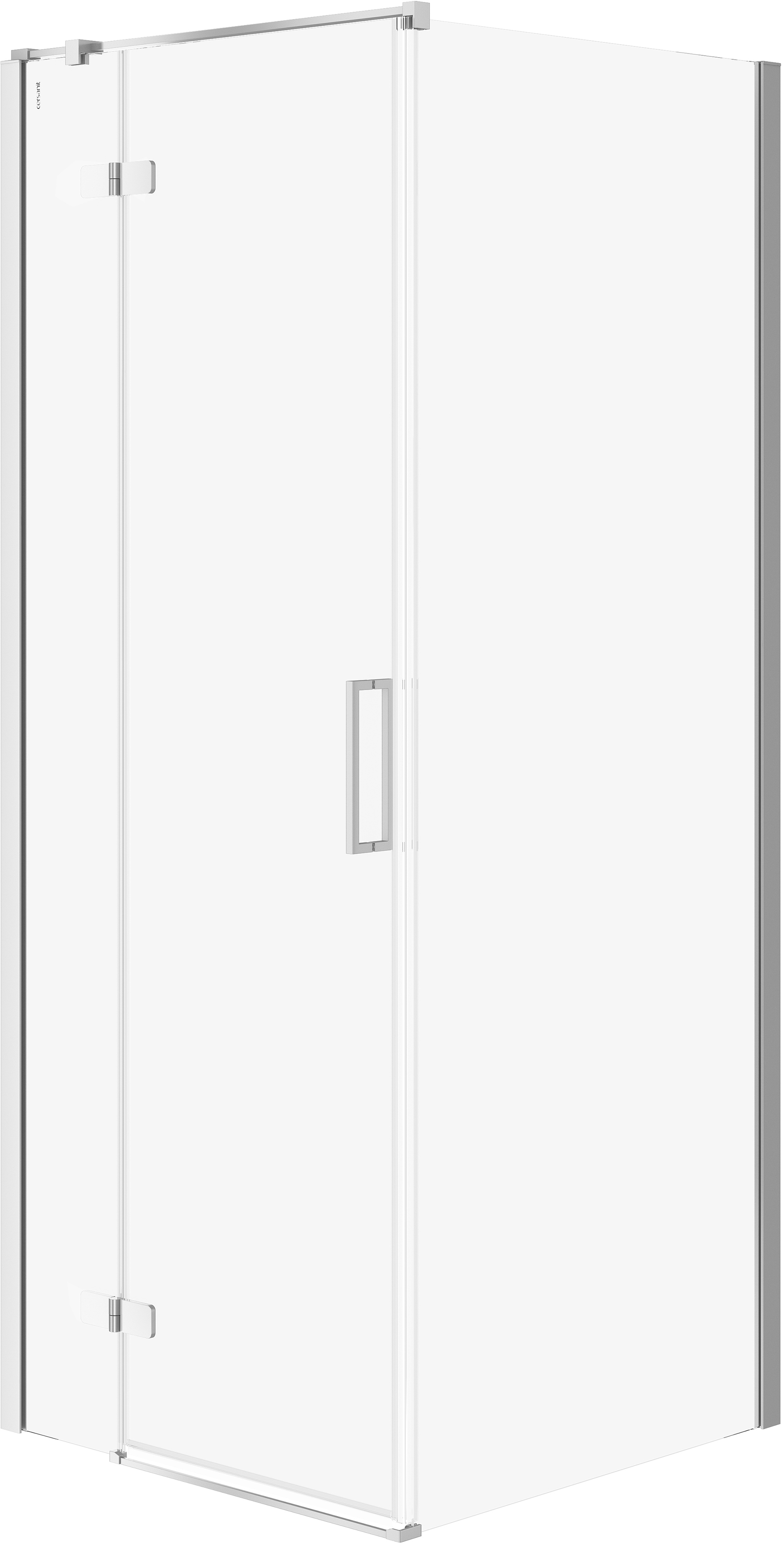 Cersanit City cabină de duș 80x80 cm pătrat crom luciu/sticlă transparentă S584-104