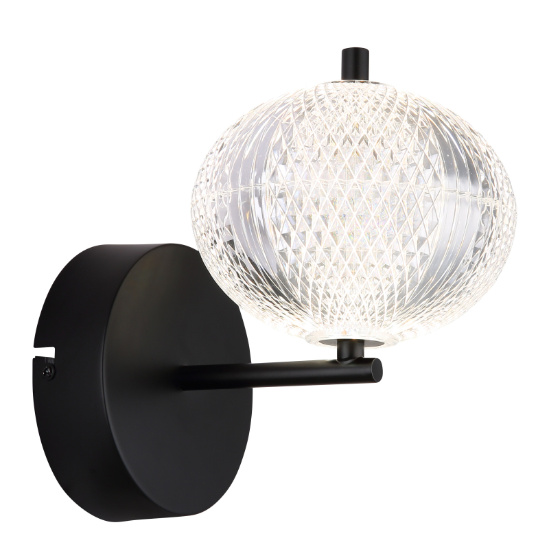 Globo Lighting Aida lampă de perete 1x7 W negru 16042W