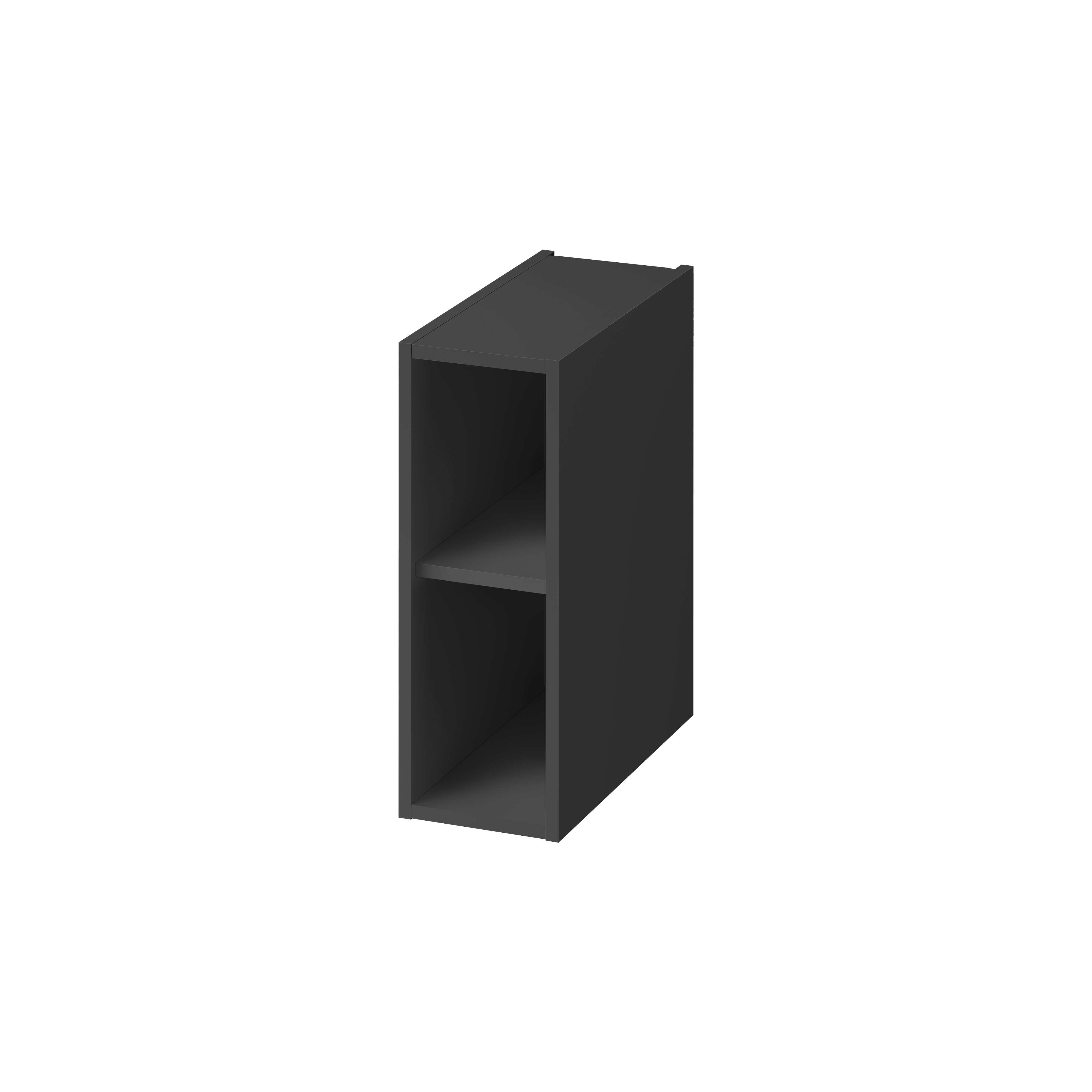 Cersanit Larga dulap 20x44.4x55.1 cm laterala pe perete antracit S164-043