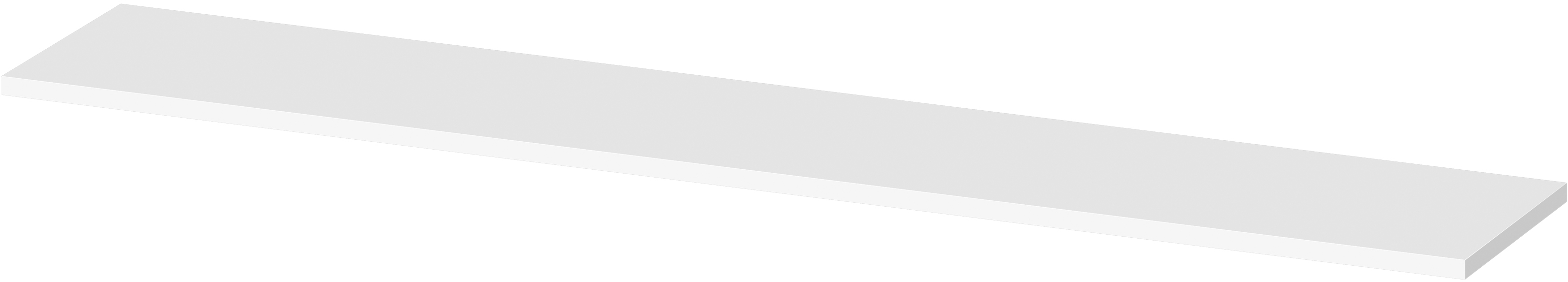 Cersanit Larga blat 132.4x22.5 cm alb S164-052