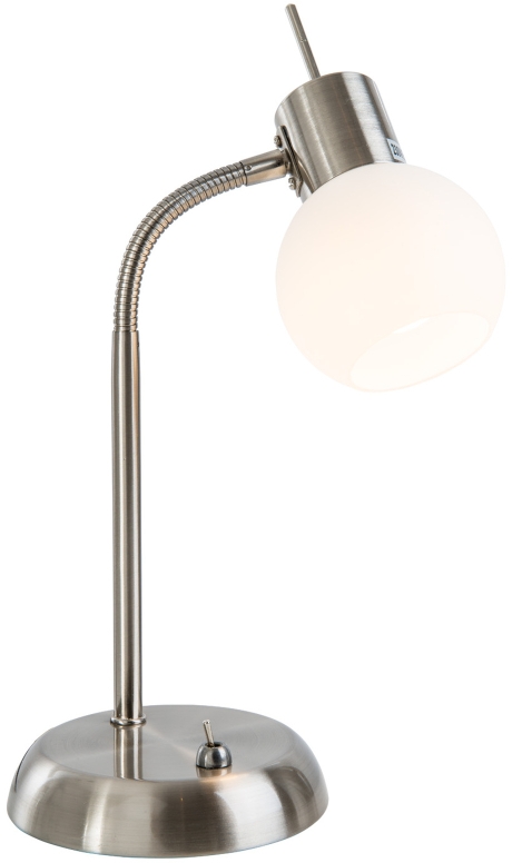 Globo Lighting Loxy veioză 1x5 W alb-nichel 571601016X