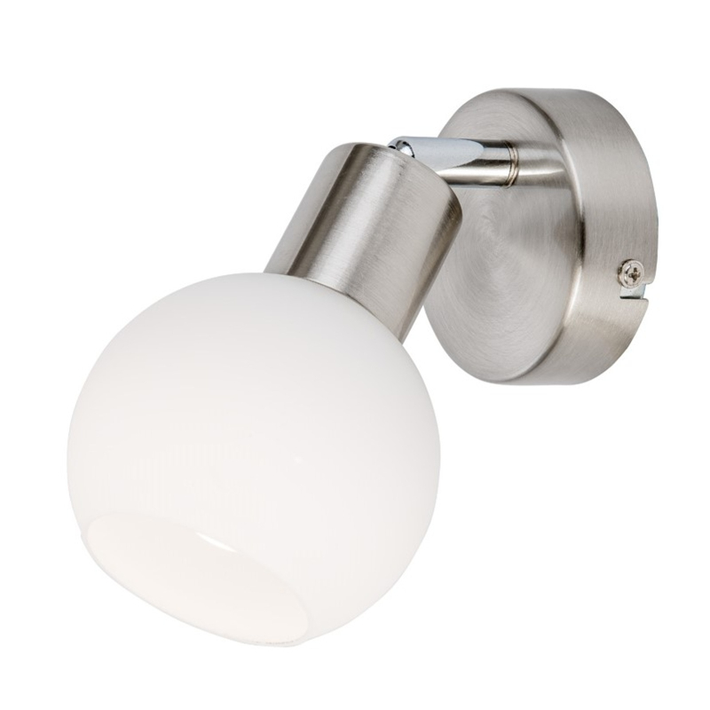 Globo Lighting Loxy lampă de perete 1x5 W alb-nichel 871601016X