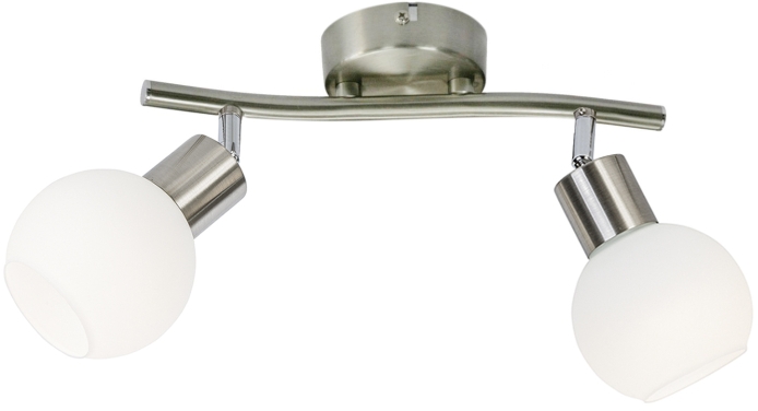 Globo Lighting Loxy lampă de perete 2x5 W alb-nichel 871602016X