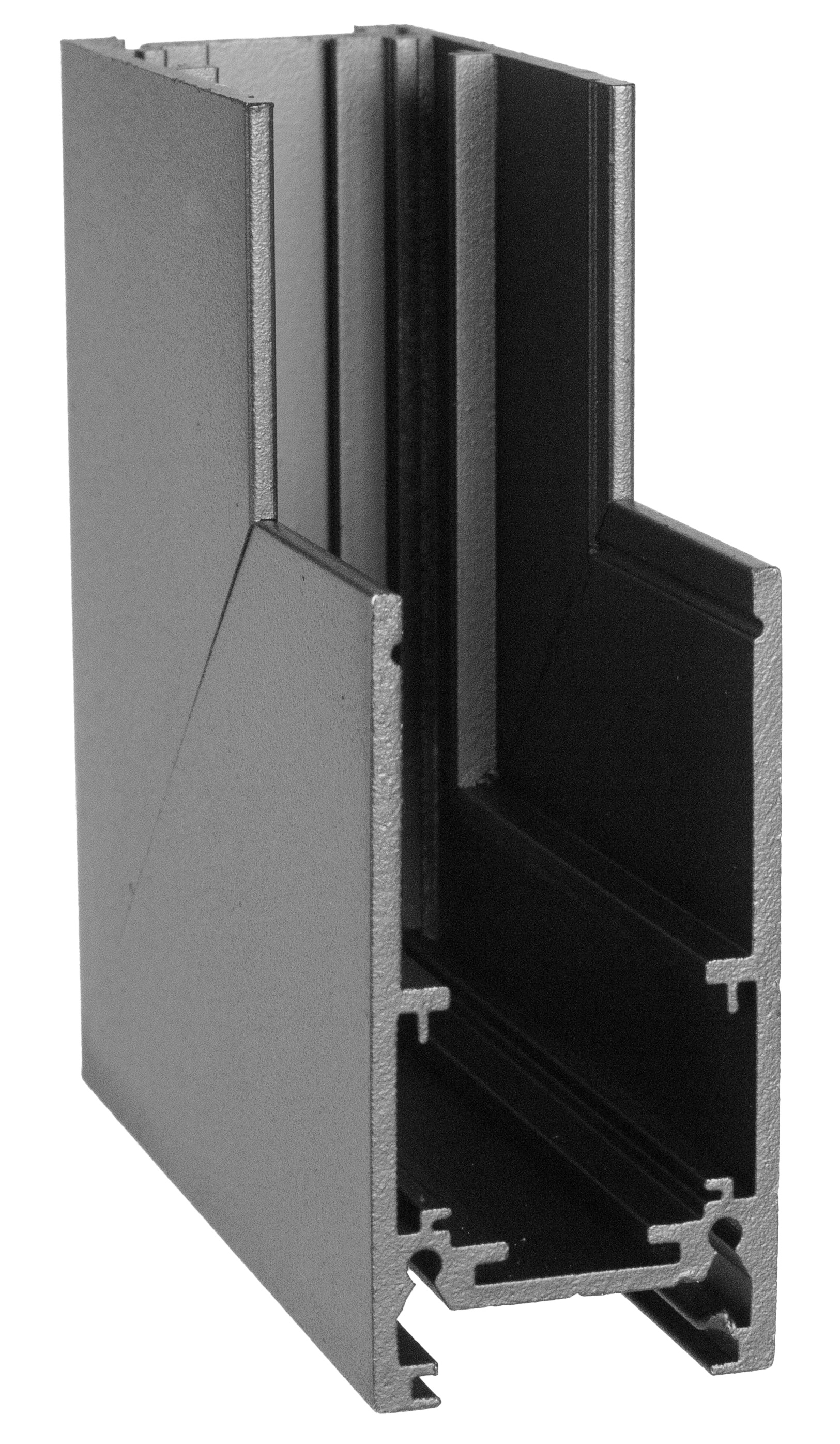 MaxLight Magnetic unghi x W negru MT0005