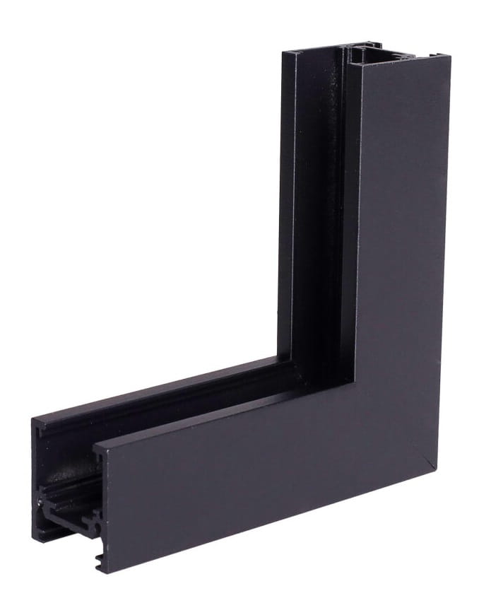 MaxLight Magnetic unghi x W negru MT0013