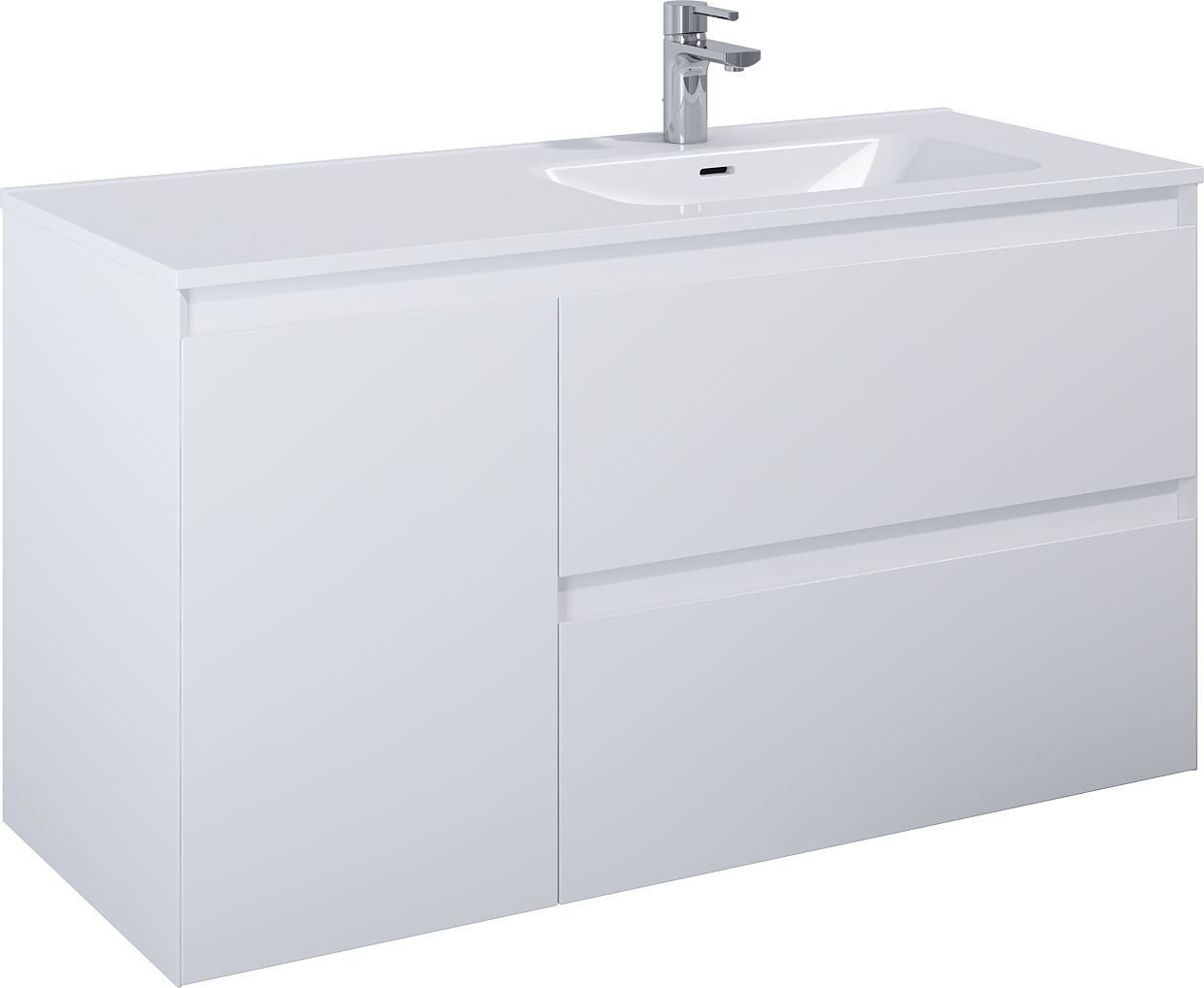 Elita Split dulap 120x45.8x63.5 cm sub chiuveta pe perete alb RE011205255290