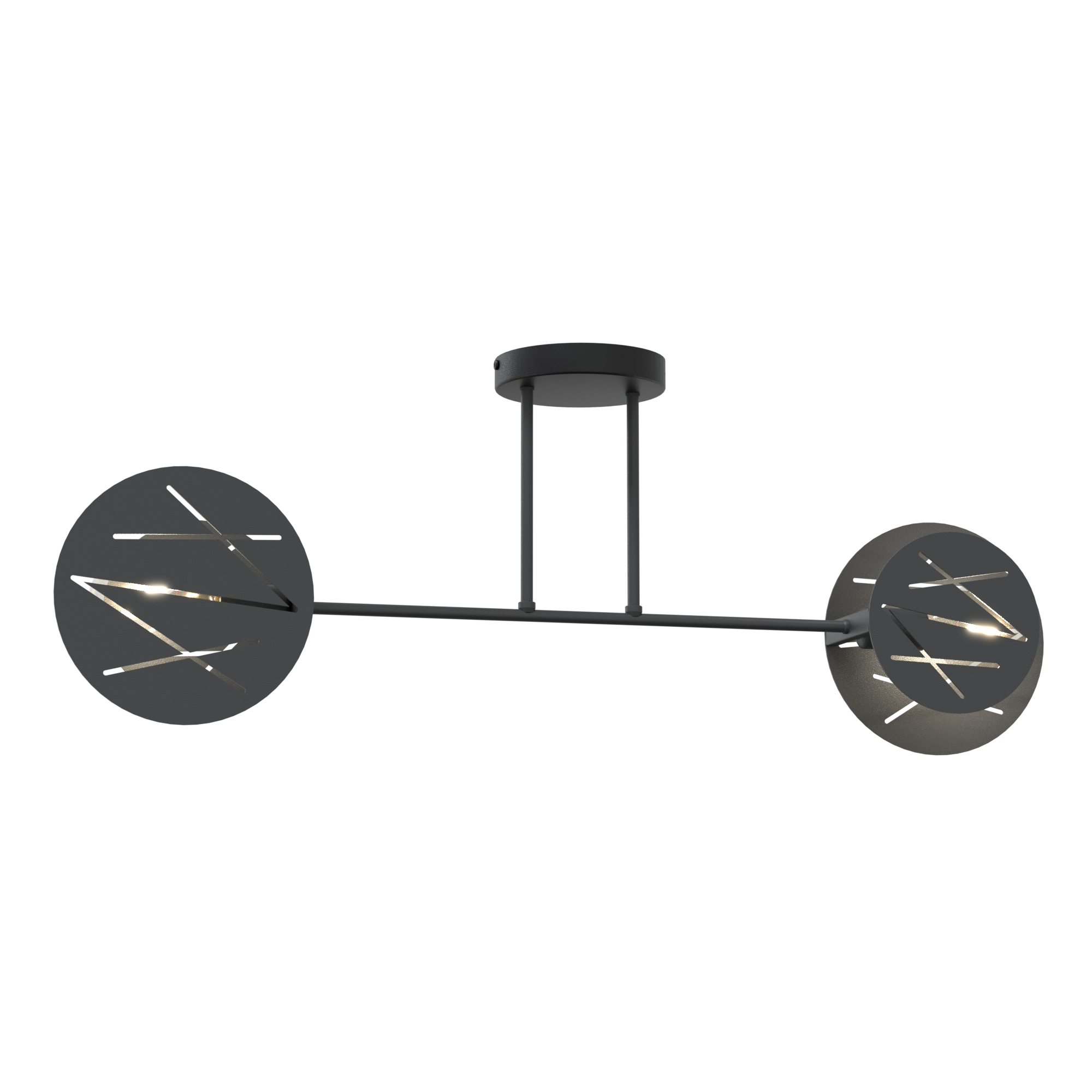 Emibig Frick lampă de tavan 2x15 W negru 1415/2