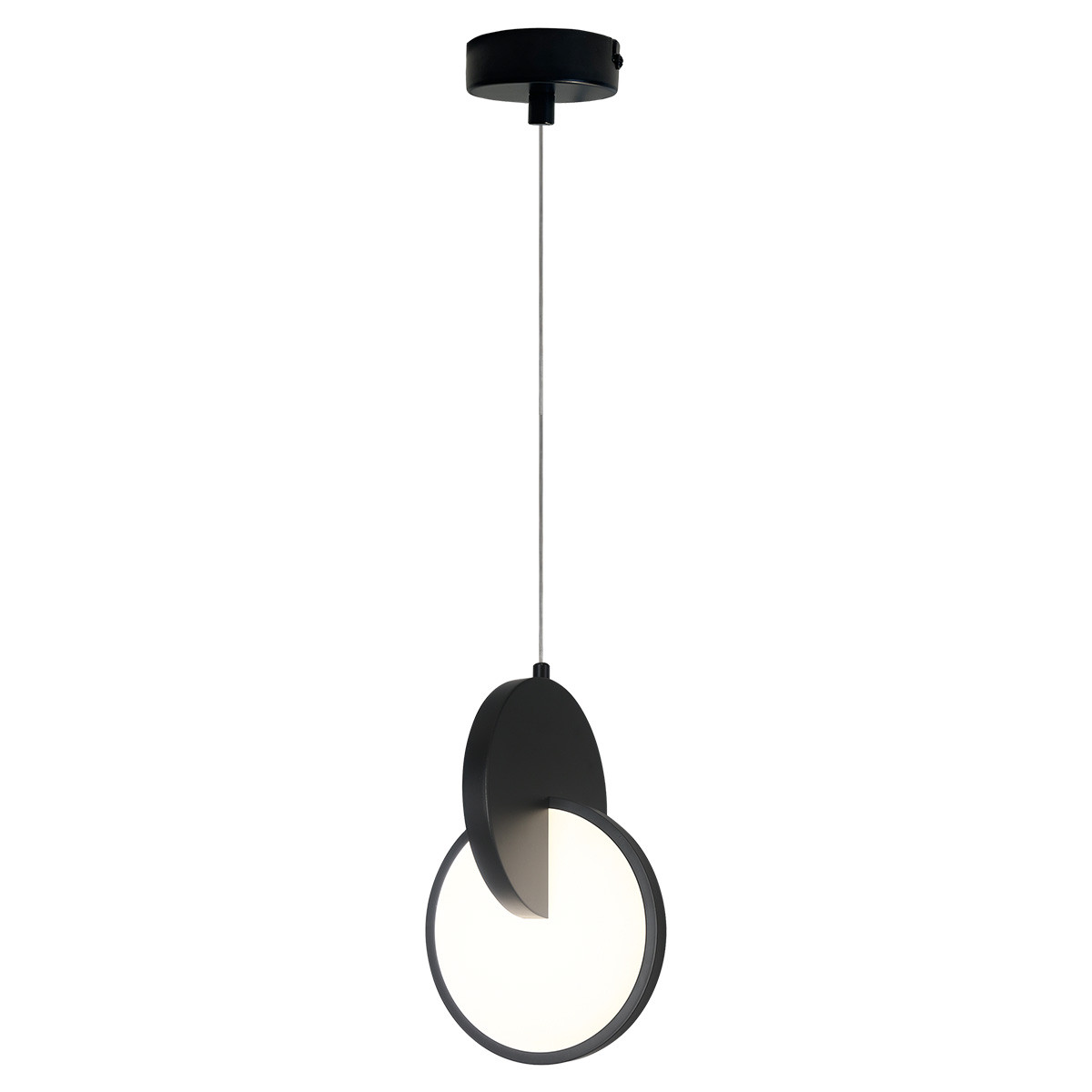 Light Prestige Circlo lampă suspendată 1x8 W negru LP-1311/1P BK