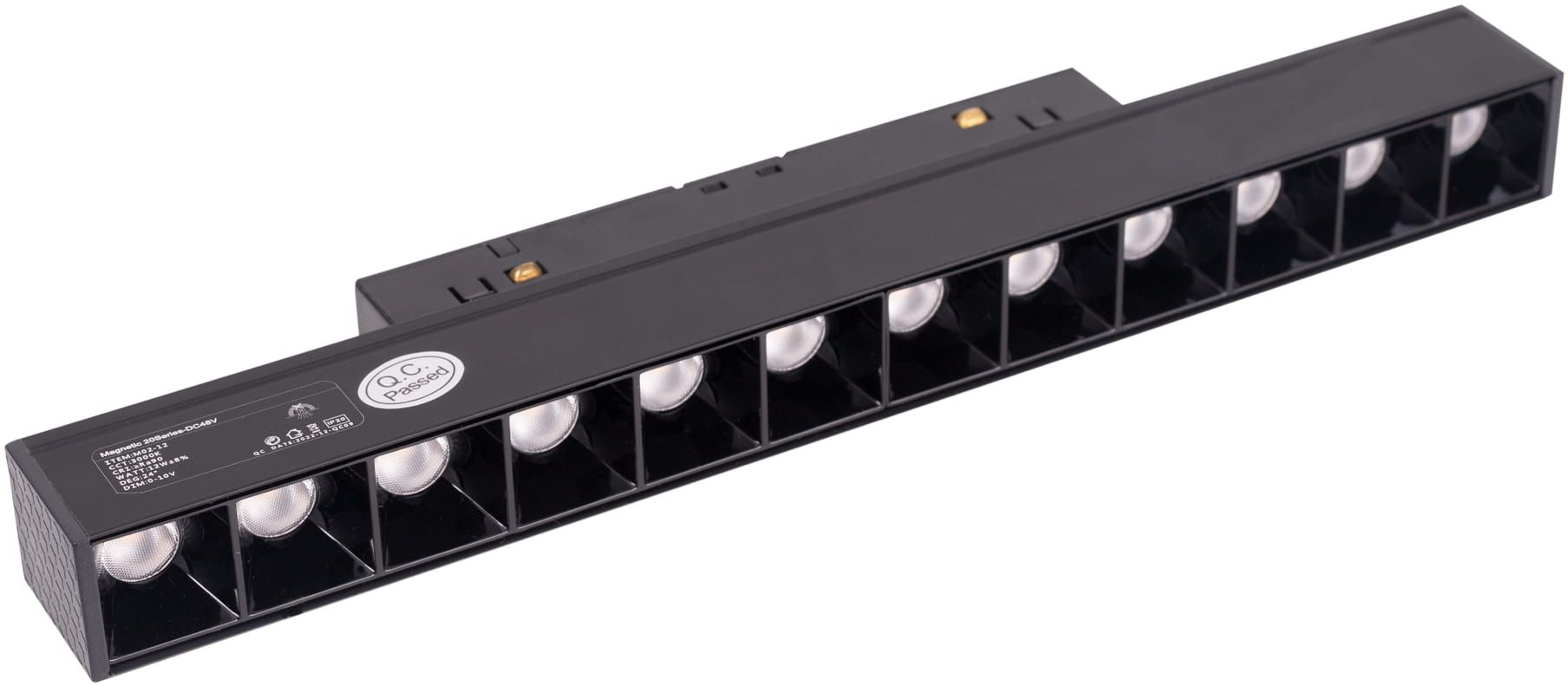 MaxLight Magnetic lampa magnetică 1x12 W negru M0004D