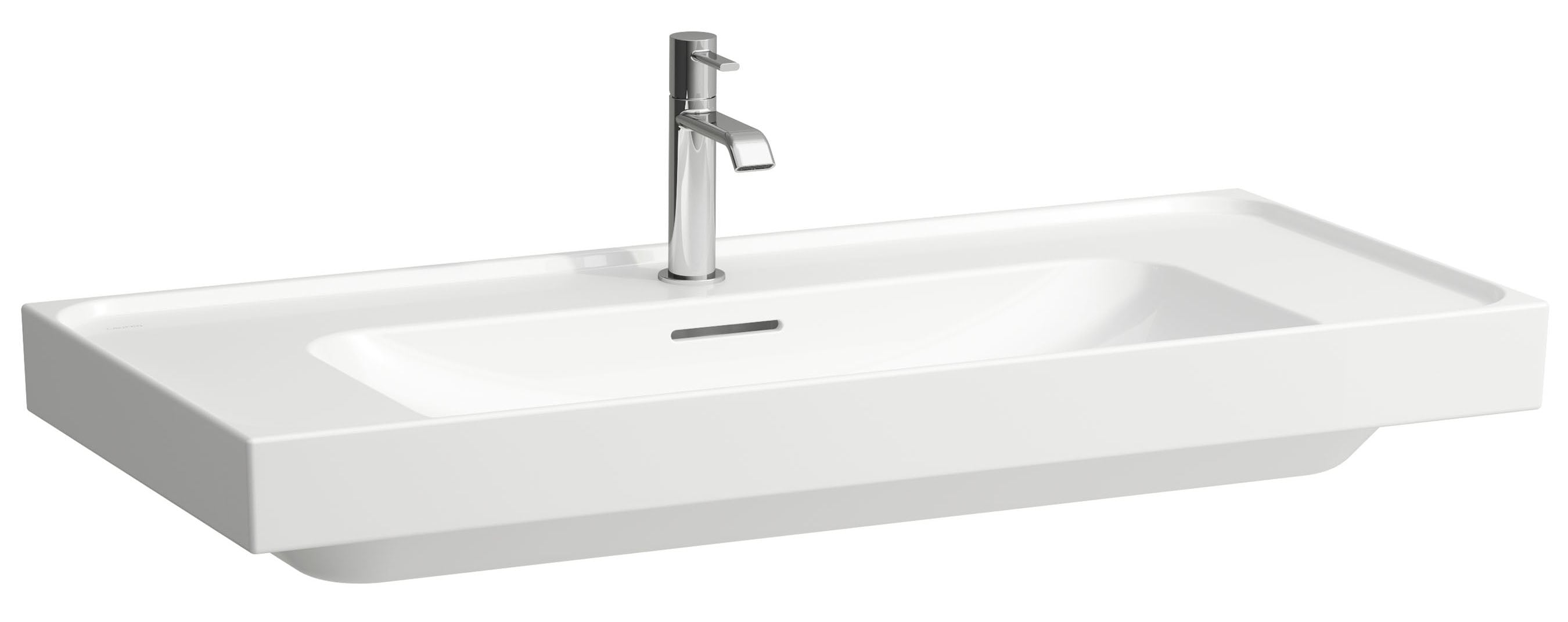 Laufen Meda lavoar 100x46 cm dreptunghiular clasică-mobilier alb H8101197571041