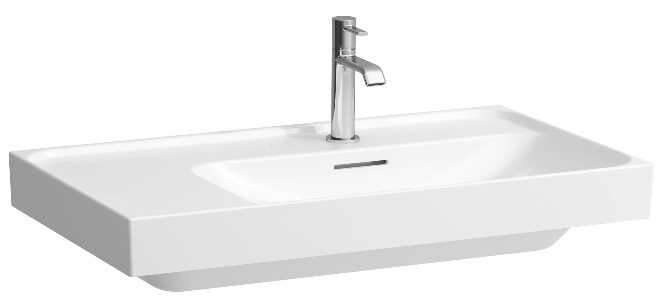 Laufen Meda lavoar 80x46 cm dreptunghiular clasică-mobilier alb mat H8171157571091
