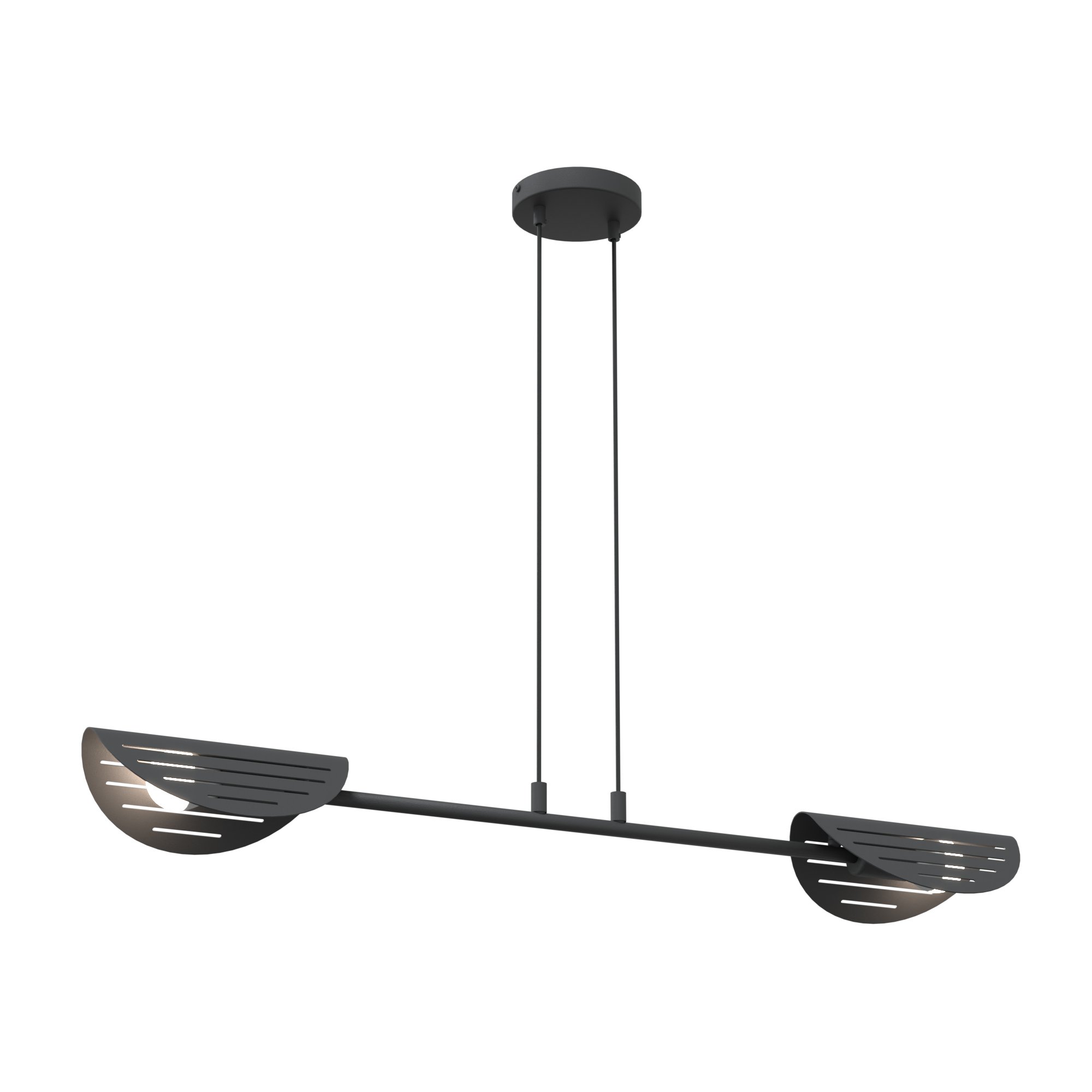 Emibig Saber lampă suspendată 2x15 W negru 1430/2