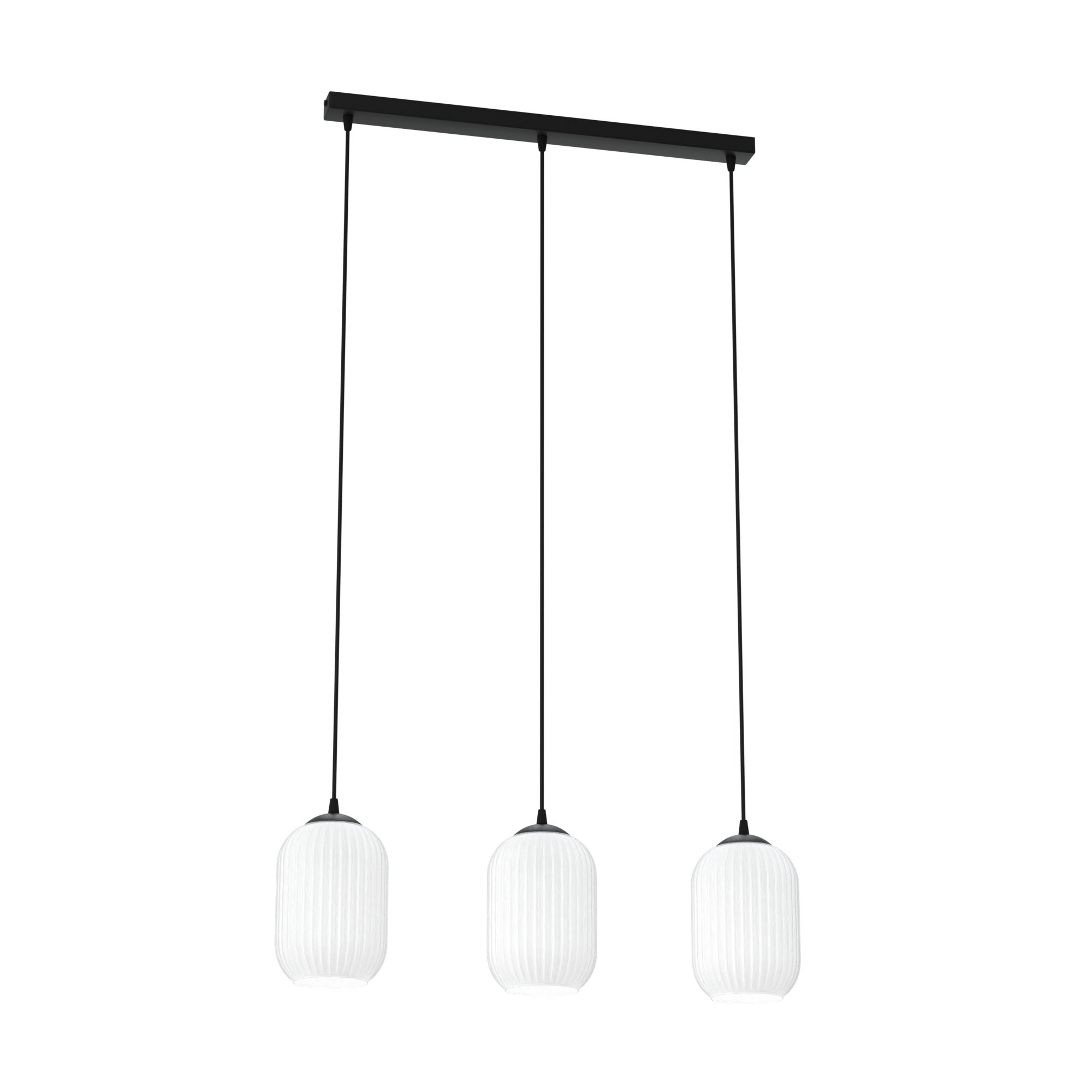 Emibig Verdi lampă suspendată 3x15 W alb-negru 1435/3