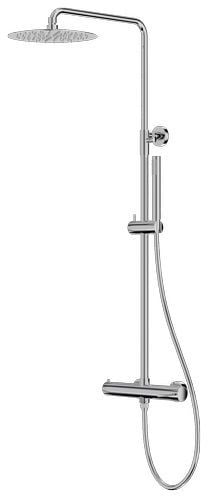 LaVita Orion set de duș perete cu duș de ploaie crom 5900378341604