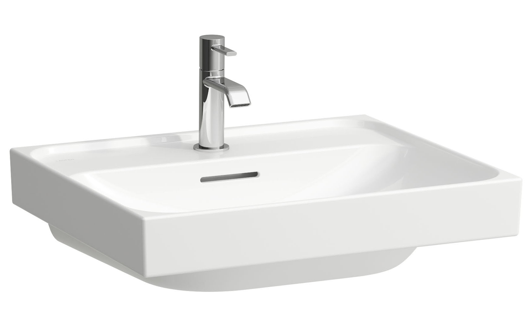 Laufen Meda lavoar 55x46 cm dreptunghiular clasică-mobilier alb mat H8101127571091