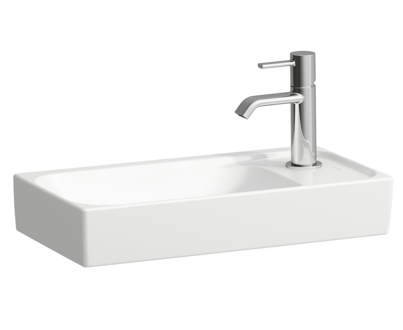 Laufen Meda lavoar 46x23.5 cm dreptunghiular clasică-mobilier alb mat H8151137571141