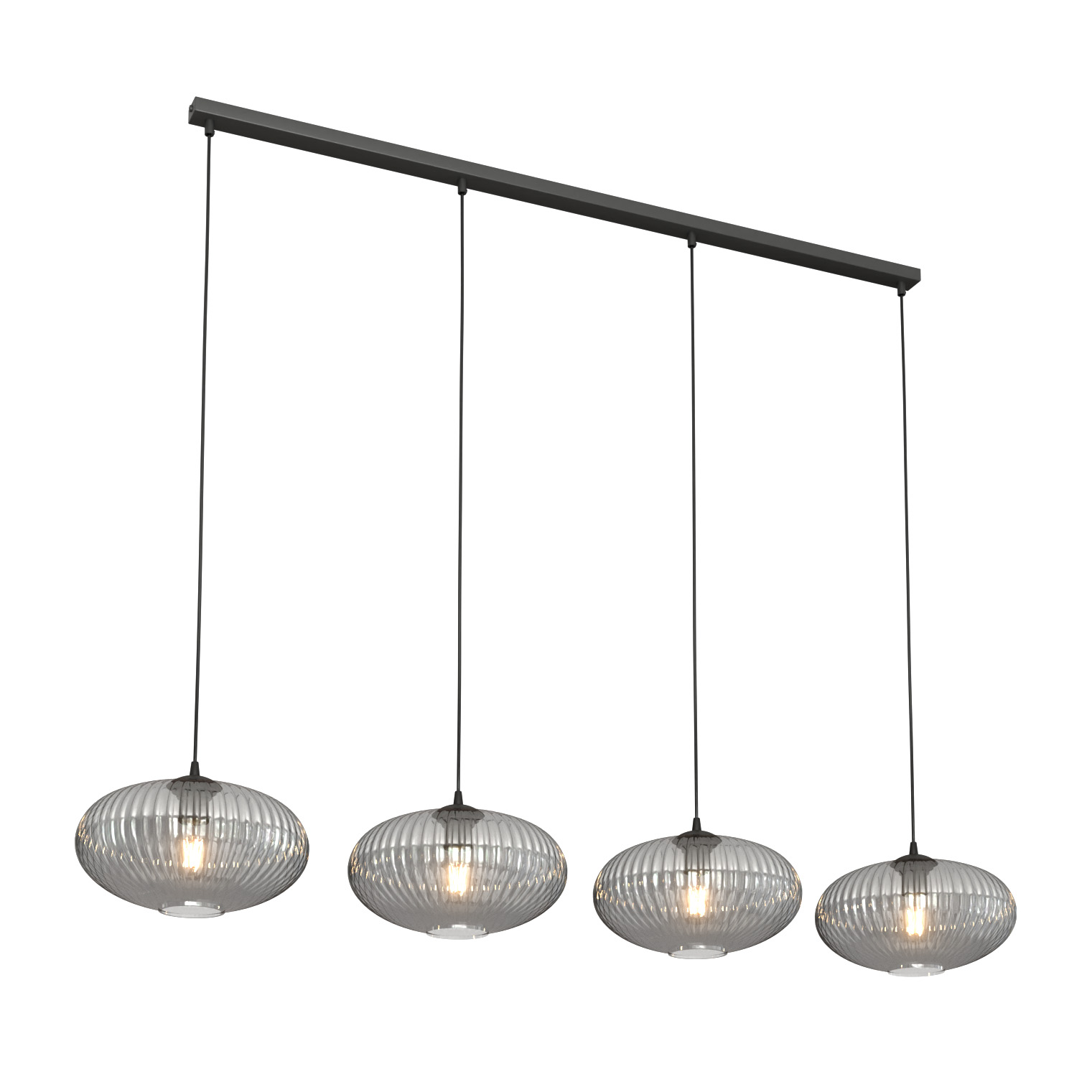 Emibig Coco lampă suspendată 4x15 W negru-grafit 1377/4