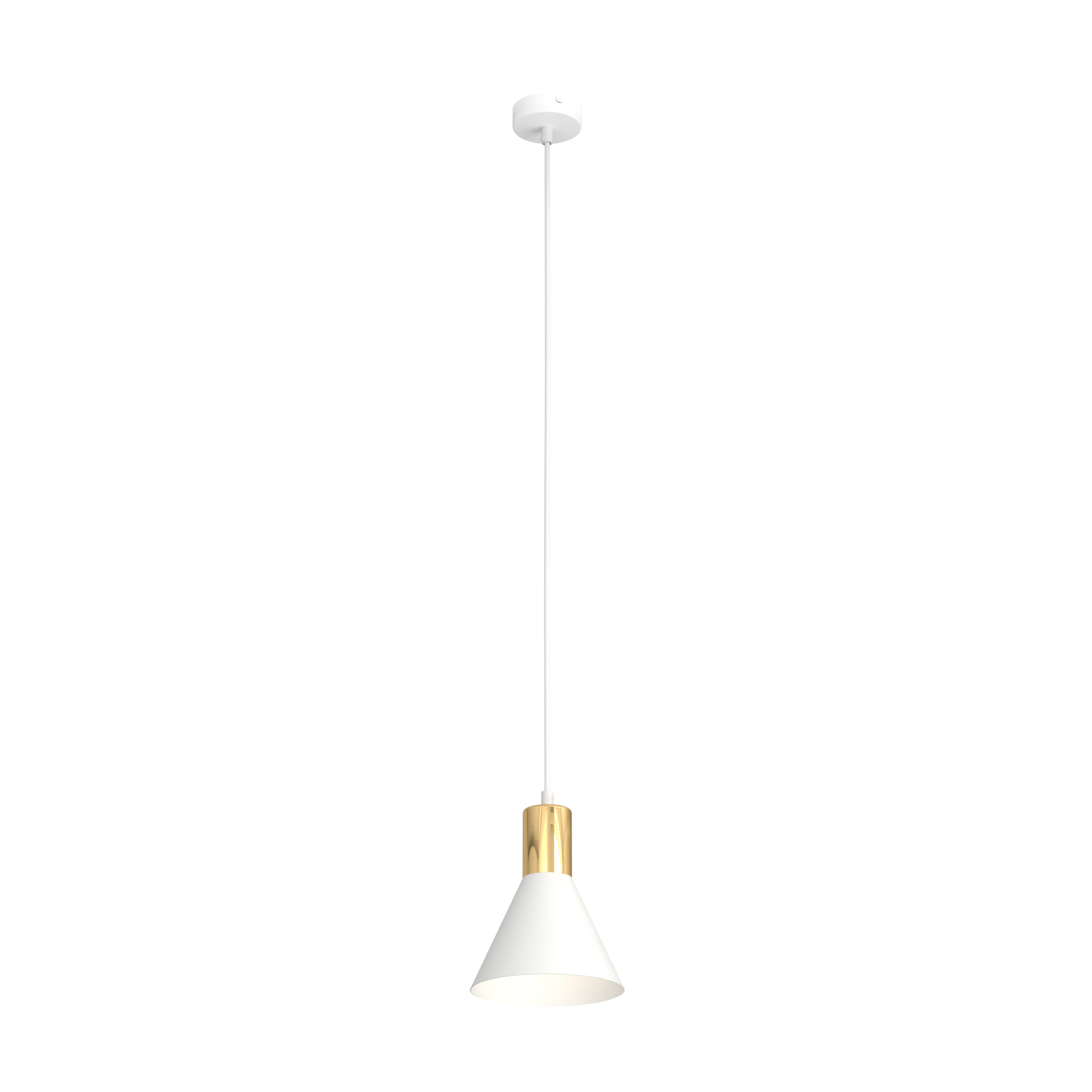 Emibig Rosa lampă suspendată 1x10 W alb 1389/1