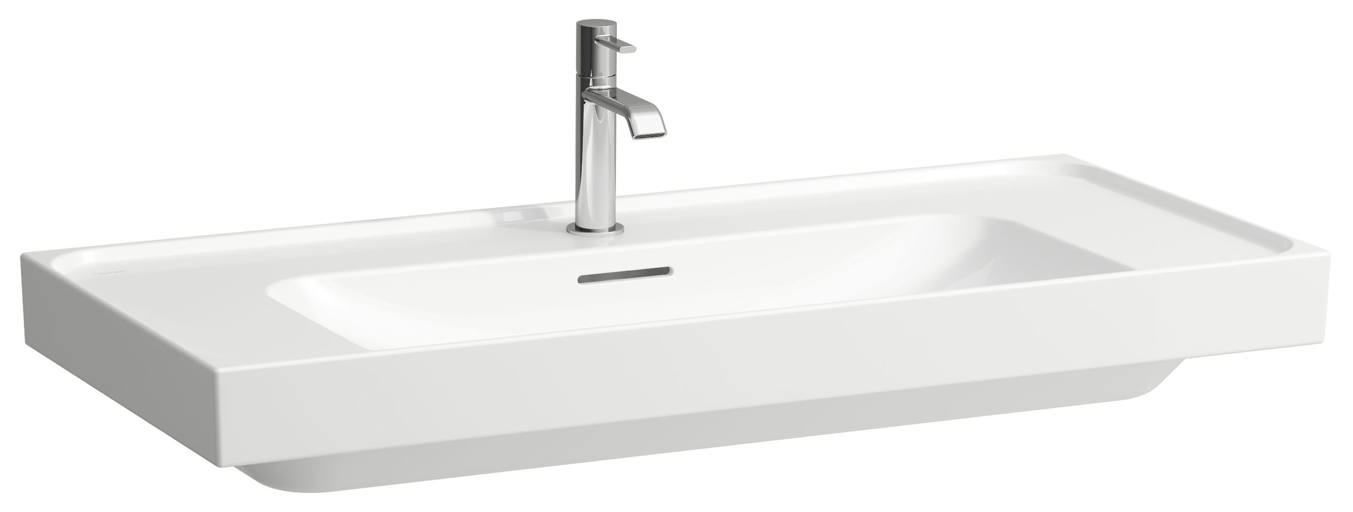 Laufen Meda lavoar 100x46 cm dreptunghiular clasică-mobilier alb luciu H8101194001041