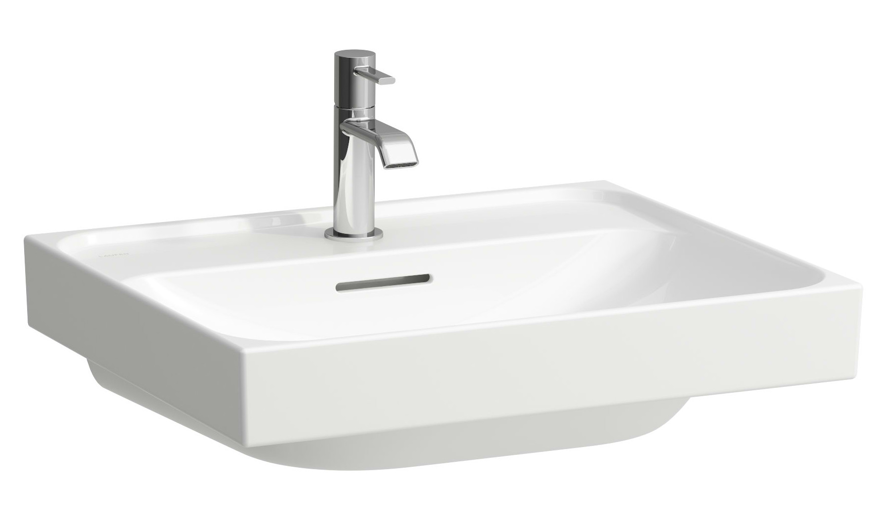Laufen Meda lavoar 55x46 cm dreptunghiular clasică-mobilier alb luciu H8101124001041
