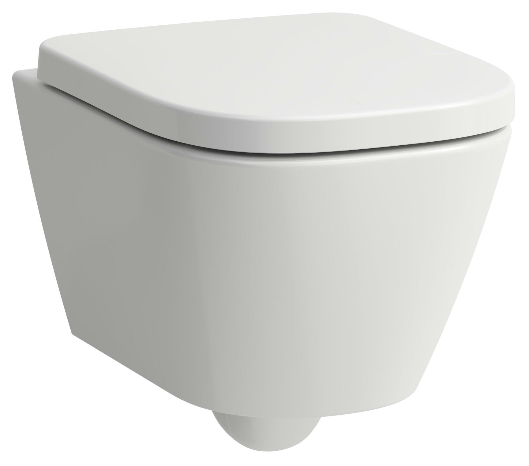 Laufen Meda vas wc agăţat fără margine cu spălare turbionară alb lucios H8201130000001