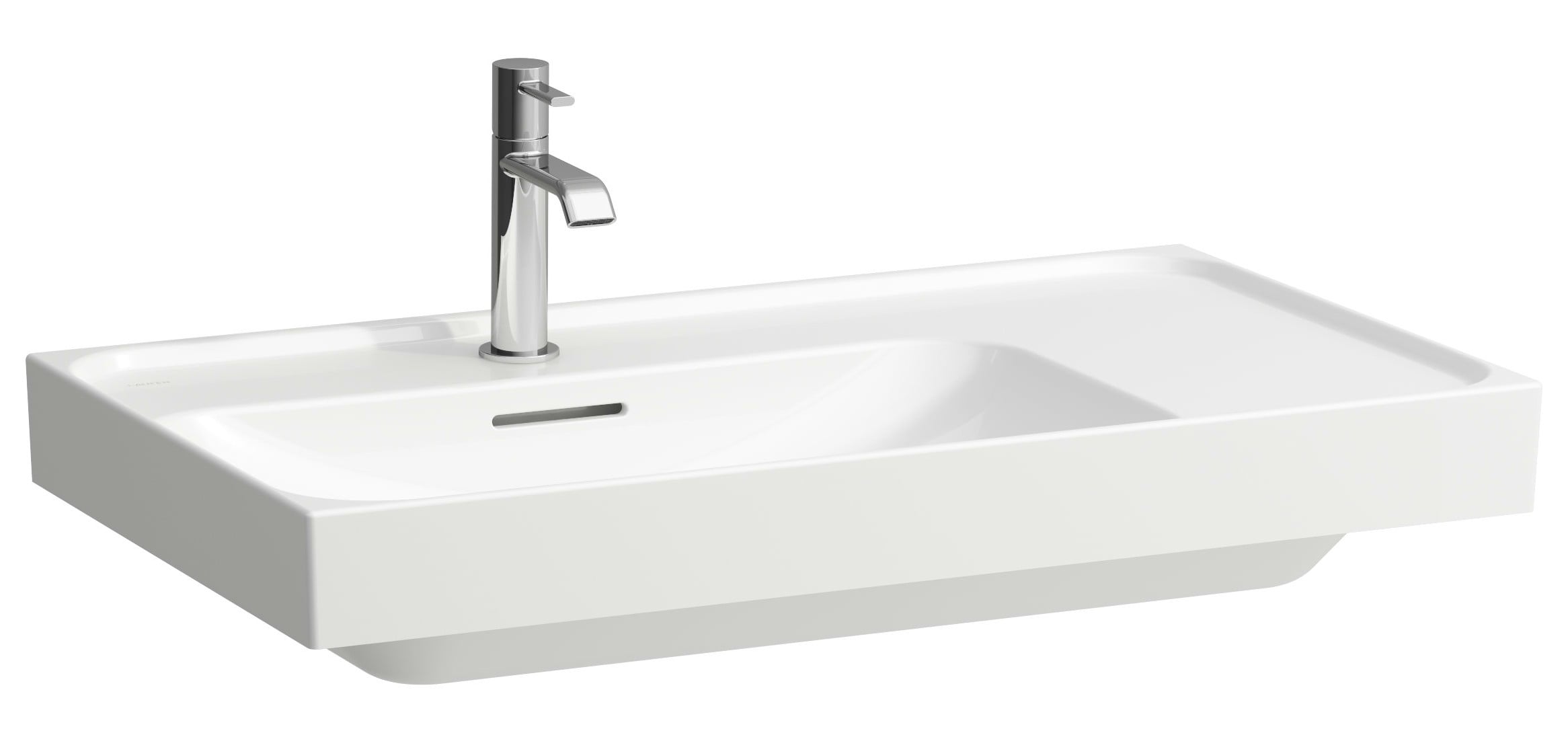 Laufen Meda lavoar 80x46 cm dreptunghiular clasică-mobilier alb luciu H8171160001041