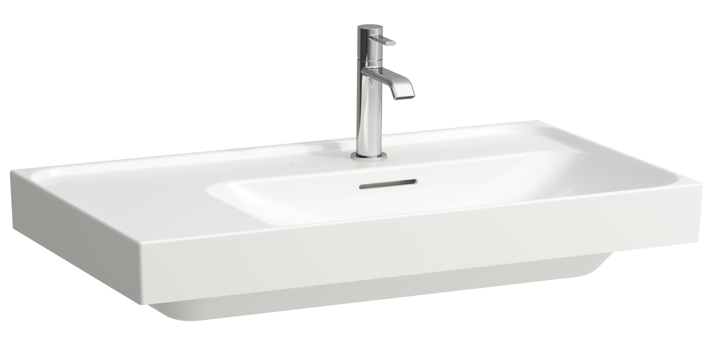 Laufen Meda lavoar 80x46 cm dreptunghiular clasică-mobilier alb luciu H8171150001041