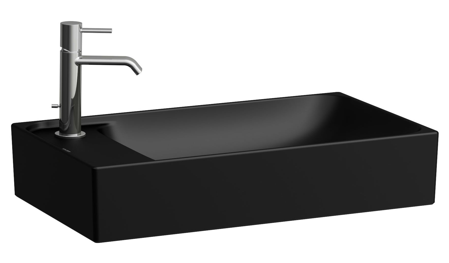 Laufen Meda lavoar 60x35 cm dreptunghiular de blat negru mat H8121137161131