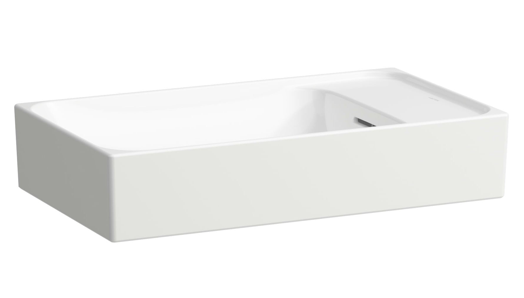 Laufen Meda lavoar 60x35 cm dreptunghiular de blat alb luciu H8121134001091