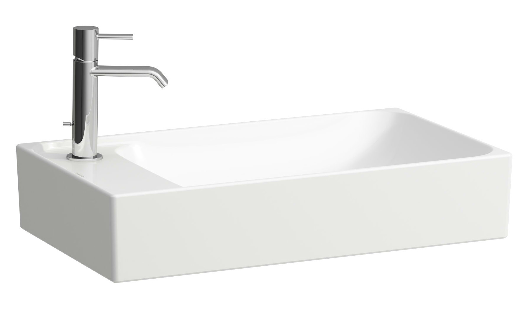 Laufen Meda lavoar 60x35 cm dreptunghiular de blat alb luciu H8121134001131