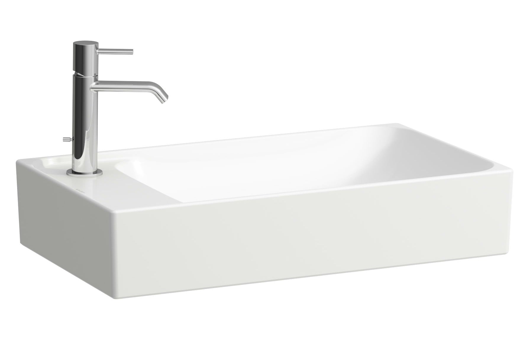 Laufen Meda lavoar 60x35 cm dreptunghiular de blat alb luciu H8121134001051