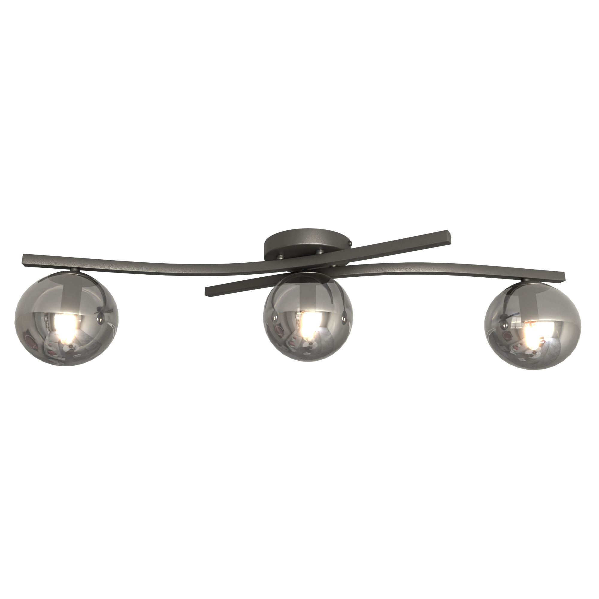Emibig Opus lampă de tavan 3x10 W negru-grafit 1391/3