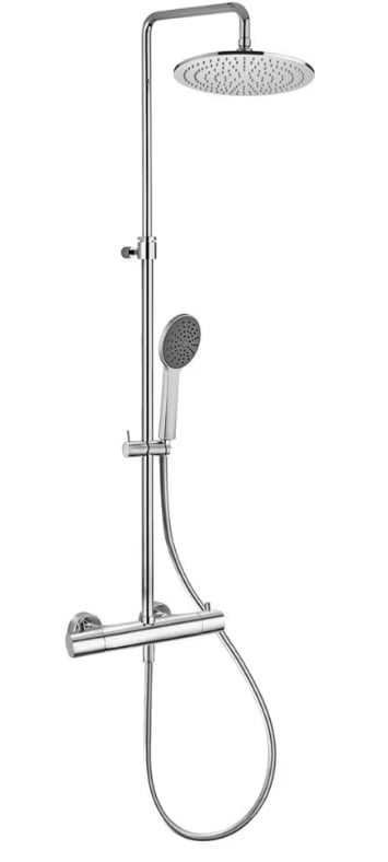 Kronenbach Duschsysteme 2.0 set de duș perete cu termostat cu duș de ploaie crom 27114000 KBN