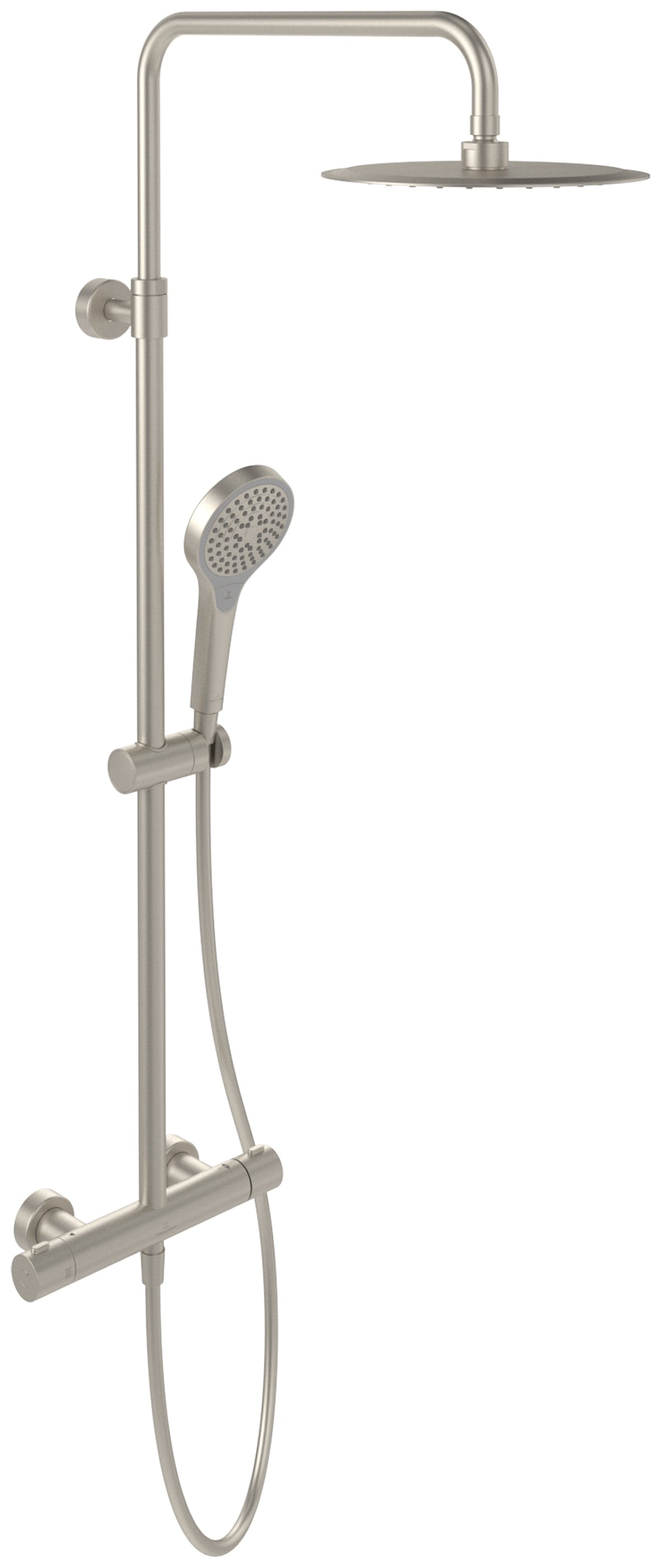 Villeroy & Boch Verve Showers set de duș perete cu termostat cu duș de ploaie || TVS10900500064
