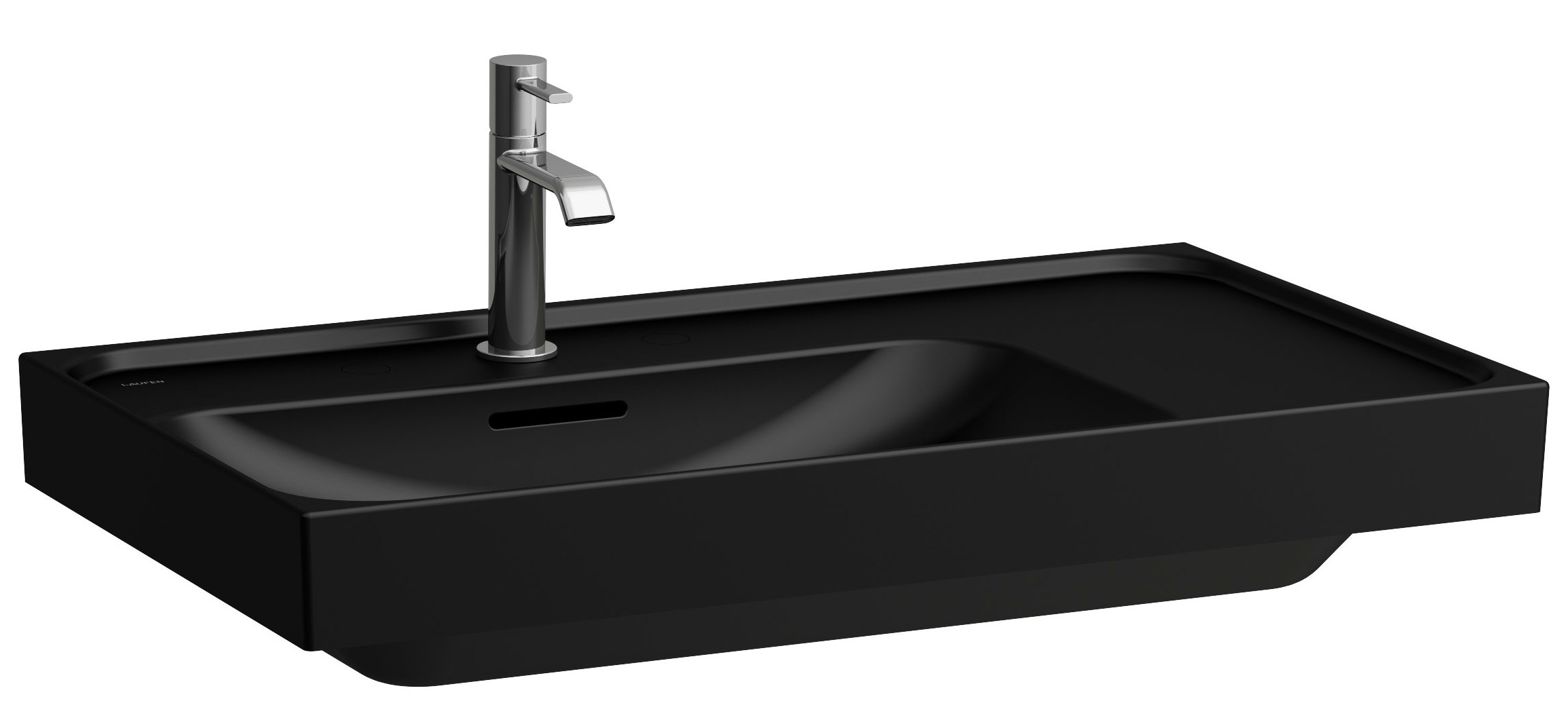 Laufen Meda lavoar 80x46 cm dreptunghiular clasică-mobilier negru mat H8171167161091