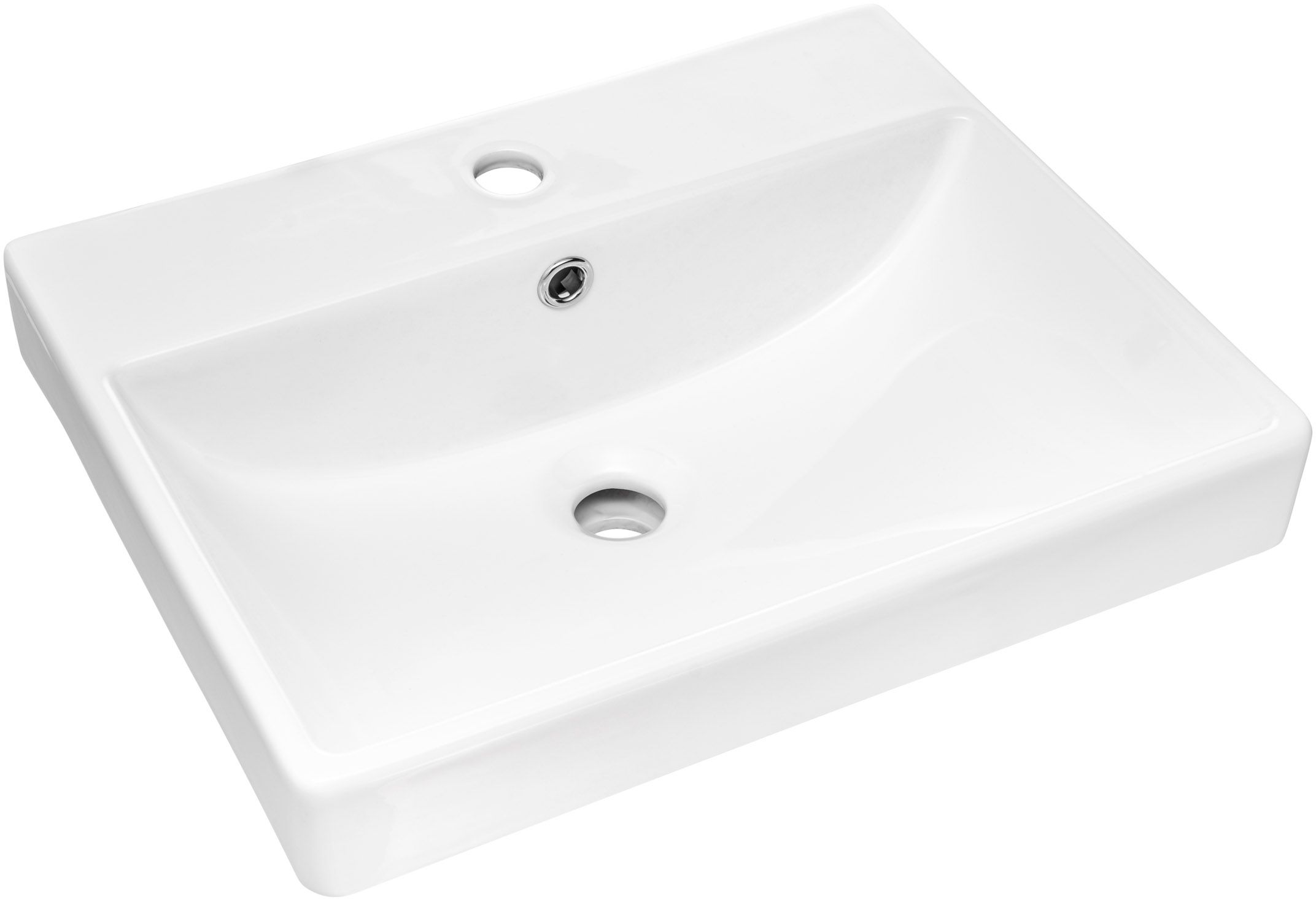 Comad Rita lavoar 50x40 cm dreptunghiular mobilier alb UN-RITA-GW-50