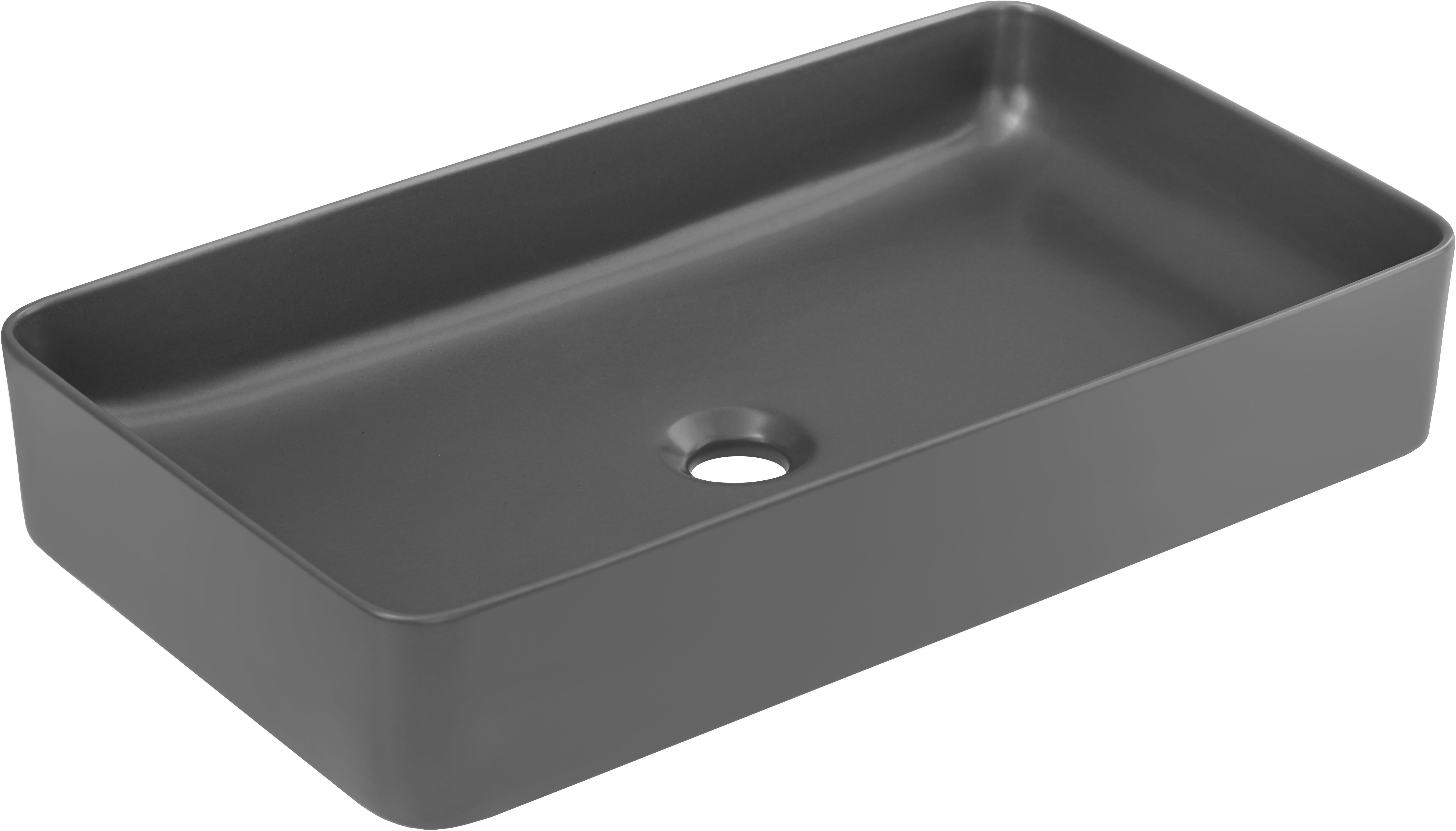 Comad Slim lavoar 61x34 cm dreptunghiular de blat gri/piatră UM-6275 SLIM 60 GREY DP