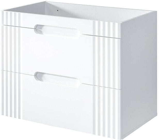 Comad Fiji dulap 80x46x62 cm sub chiuveta pe perete alb FIJI WHITE 82-80-D-2S