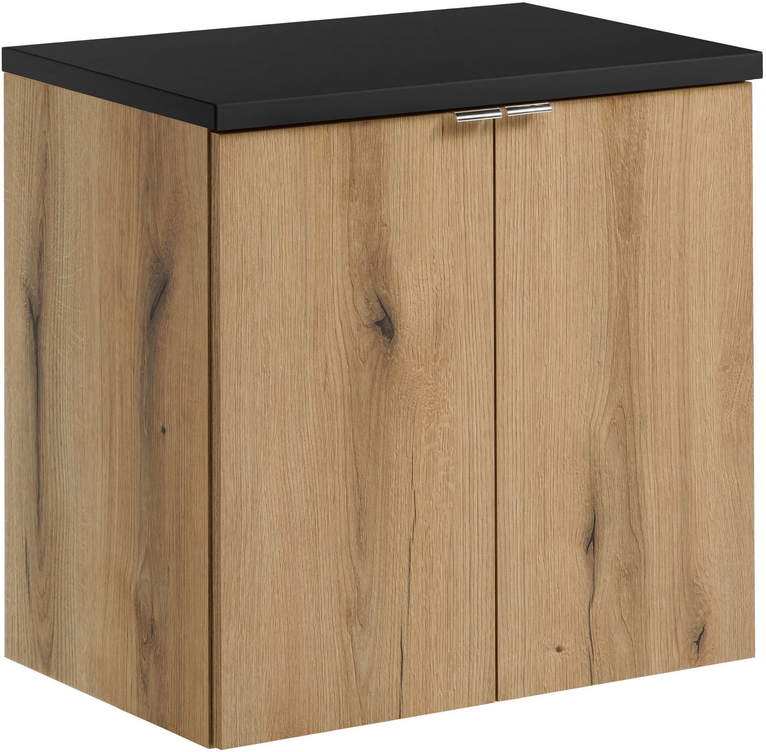 Set dulap Comad Nova Oak NOVA OAK A 82-60-2D, blat Comad Nova Black NOVA BLACK B 89-60