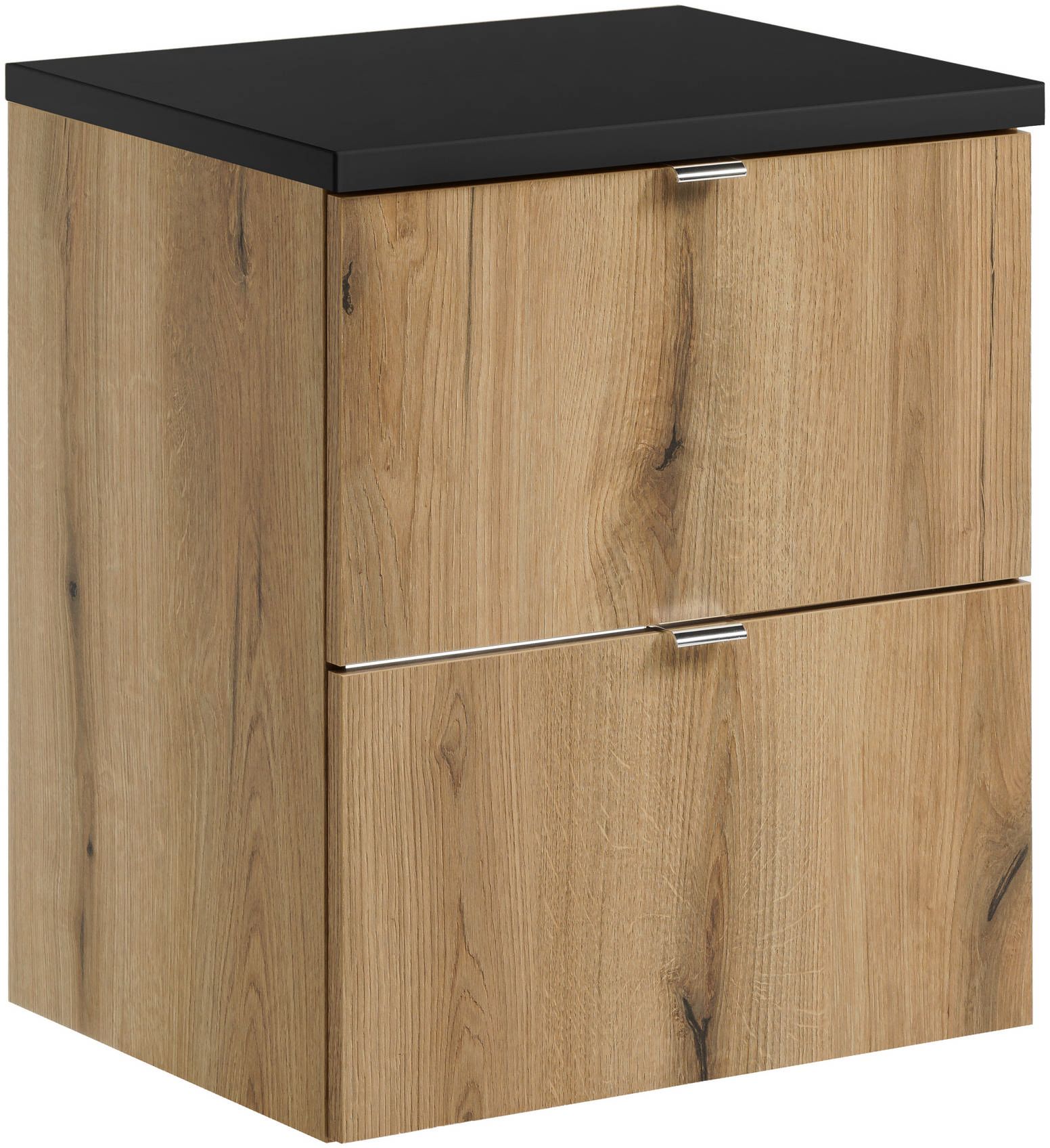 Set dulap Comad Nova Oak NOVA OAK A 82-50-2S, blat Comad Nova Black NOVA BLACK B 89-50