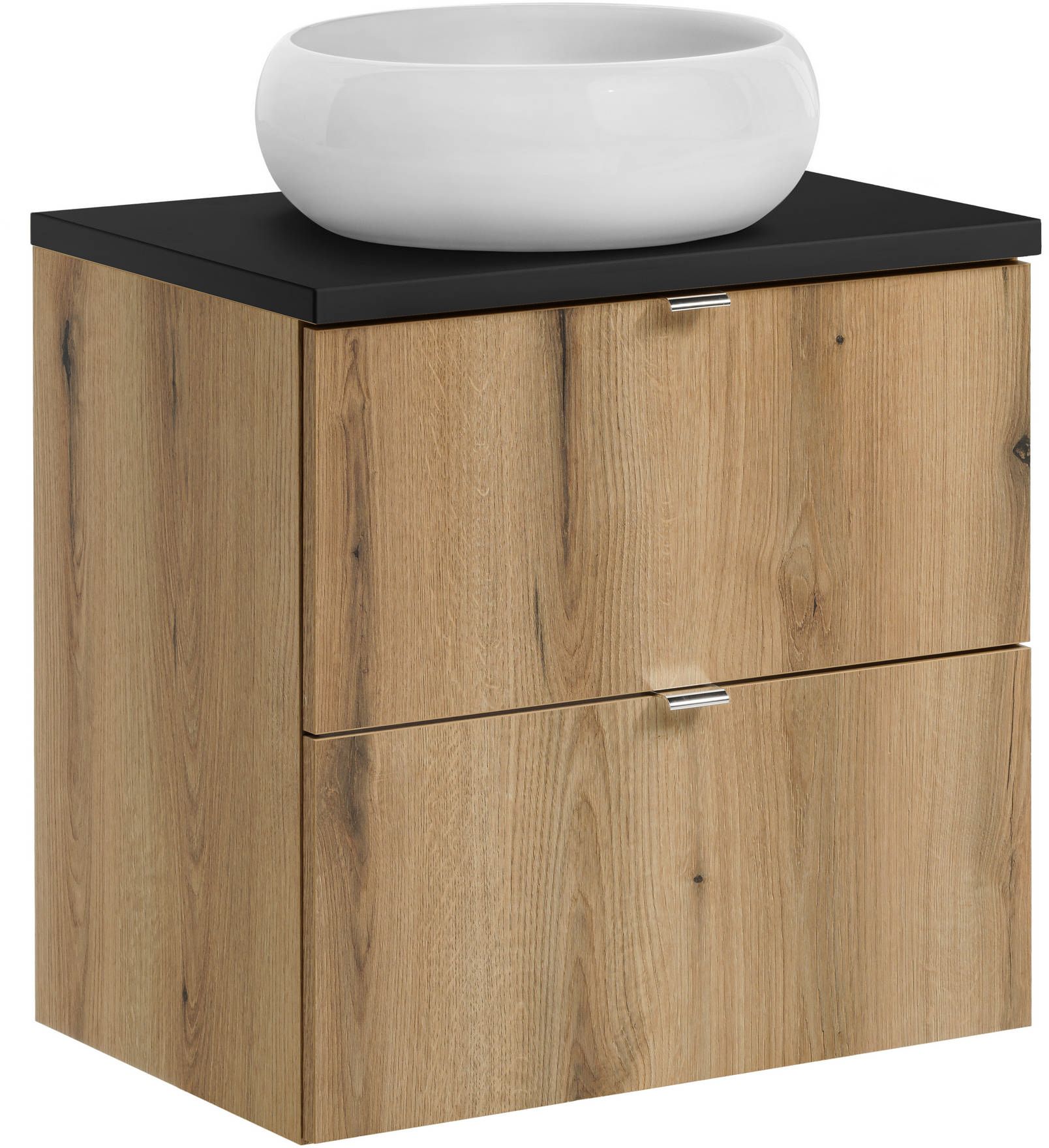 Set dulap Comad Nova Oak NOVA OAK A 82-60-2S, lavoar Comad Wiki UN-WIKI-SW, NOVA BLACK B 89-60