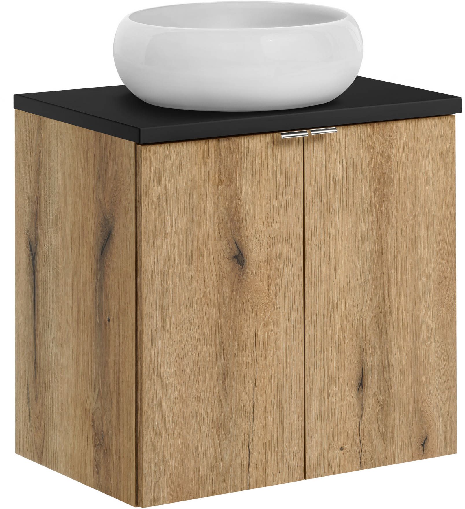 Set dulap Comad Nova Oak NOVA OAK A 82-60-2D, lavoar Comad Wiki UN-WIKI-SW, NOVA BLACK B 89-60