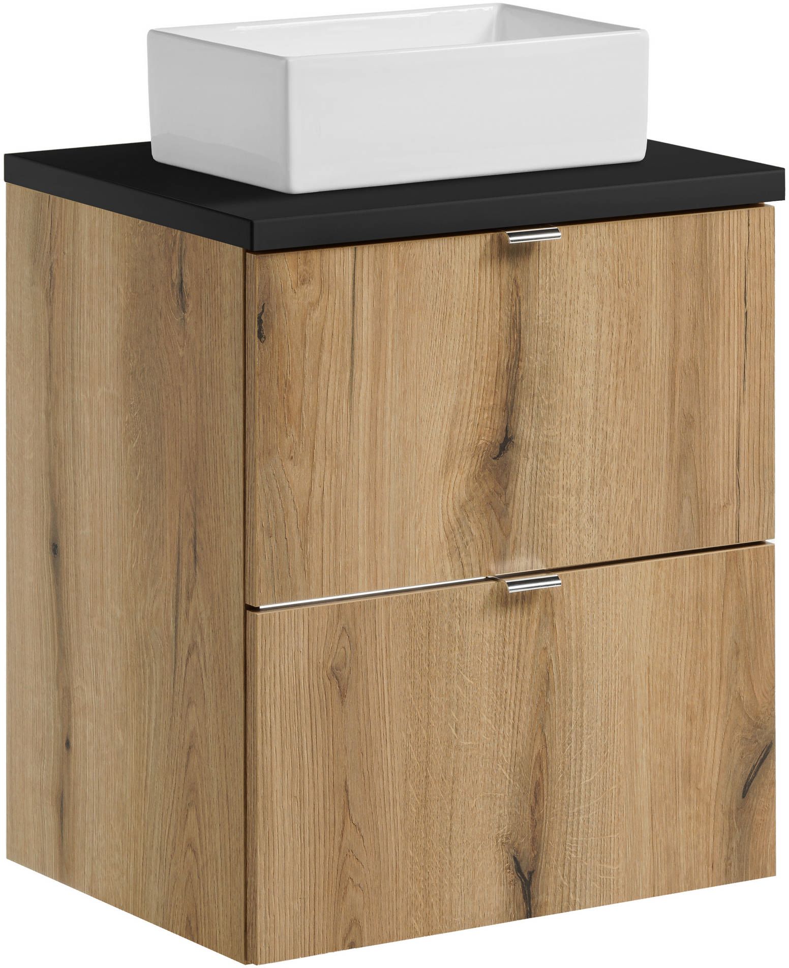 Set dulap Comad Nova Oak NOVA OAK A 82-50-2S, lavoar Comad Gaja UN-GAJA35-SW 78570A(35), NOVA BLACK B 89-50