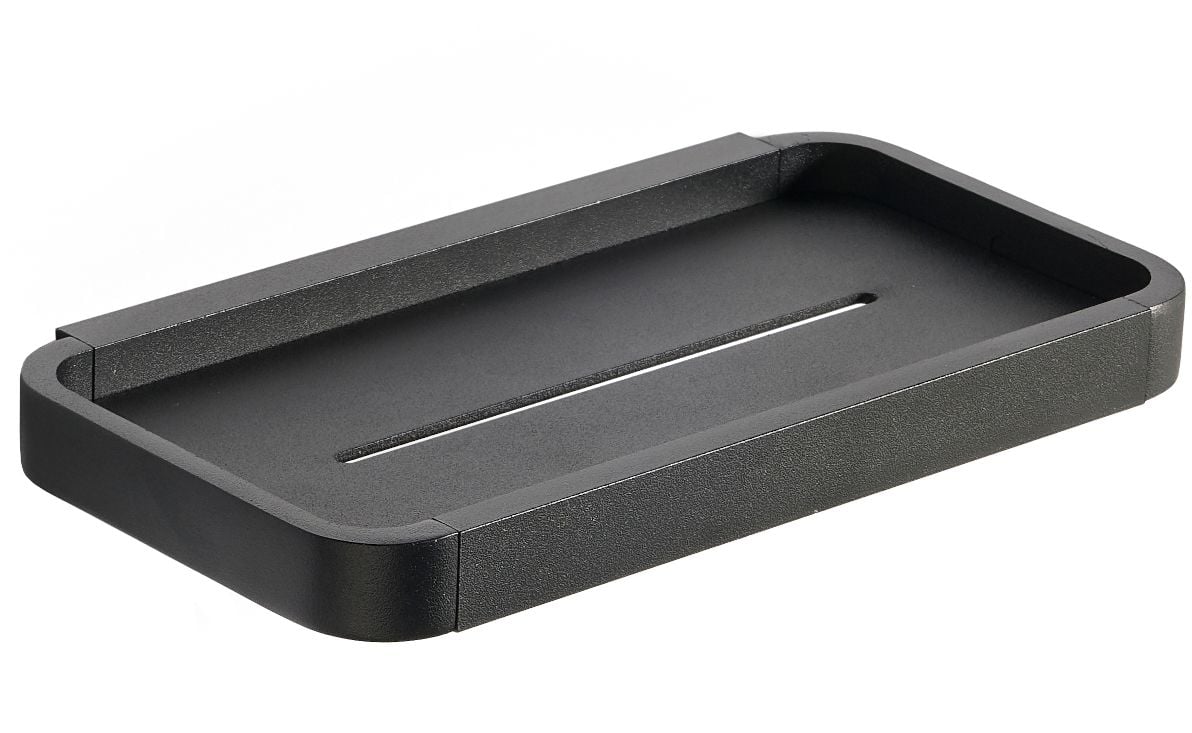 Zone Denmark Rim raft de baie 22 cm negru 14635