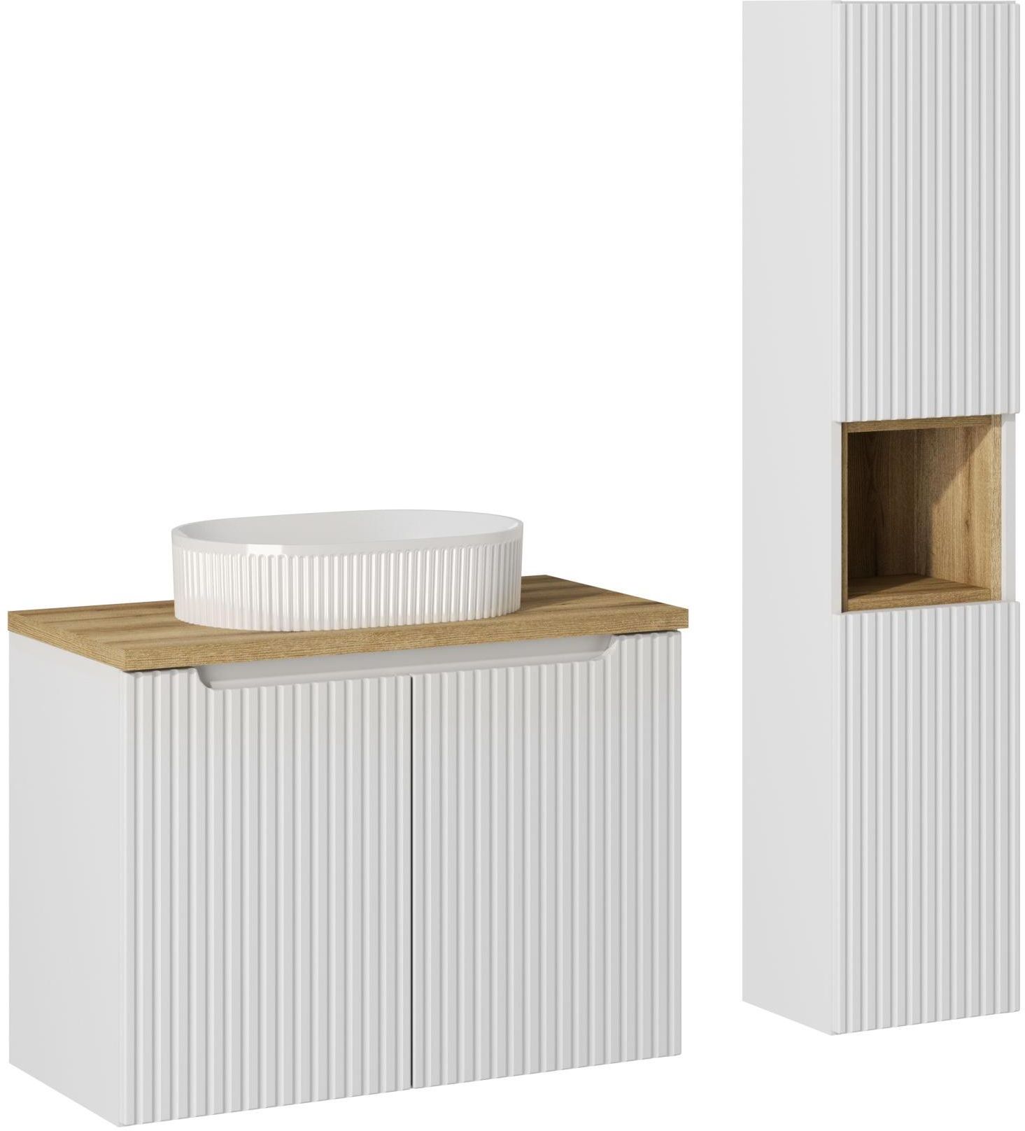 Set dulap Comad Nova White NOVA WHITE 82-80-2D, dulap Comad Nova White NOVA WHITE 80-03-2D, BEYOND 5 WHITE ( E-6564 ), NOVA OAK A 83-27-Q(W83-04A), NOVA OAK A 89-80