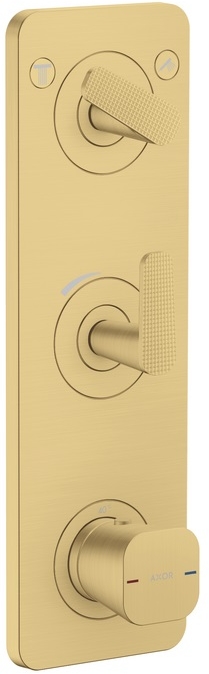 Axor Citterio C baterie cadă-duș ascuns cu termostat auriu 49701250