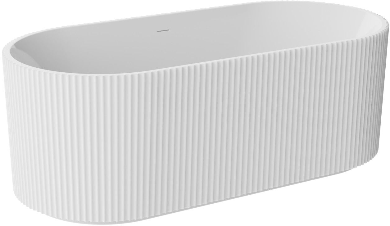 Besco Giuliana cadă freestanding 150x75 cm ovală alb #WAS-150-GLB