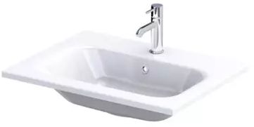 Oristo Are lavoar 61x46 cm dreptunghiular mobilier alb UME-AR-60-92