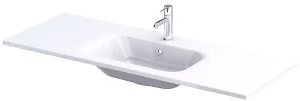 Oristo Are lavoar 121x46 cm dreptunghiular mobilier alb UME-AR-120-92