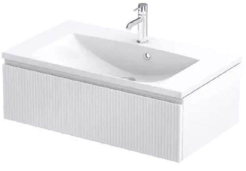 Oristo Brylant dulap 79.6x45.5x25 cm sub chiuveta pe perete alb OR36-SD1S-80-2R